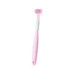 YALINA Spazzolino a tre lati Capelli morbidi Spazzolino a forma di V a 360 gradi, 418 Adult Black, 418 Adult Pink, 418 Adult Purple, A22 Kids Pink, A22 Kids Yellow, A22 Kids Blue