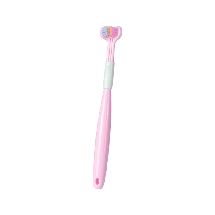 YALINA Spazzolino a tre lati Capelli morbidi Spazzolino a forma di V a 360 gradi, 418 Adult Black, 418 Adult Pink, 418 Adult Purple, A22 Kids Pink, A22 Kids Yellow, A22 Kids Blue