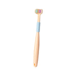 YALINA Spazzolino a tre lati Capelli morbidi Spazzolino a forma di V a 360 gradi, 418 Adult Black, 418 Adult Pink, 418 Adult Purple, A22 Kids Pink, A22 Kids Yellow, A22 Kids Blue