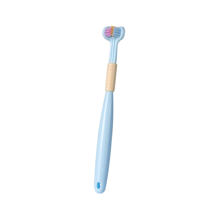 YALINA Spazzolino a tre lati Capelli morbidi Spazzolino a forma di V a 360 gradi, 418 Adult Black, 418 Adult Pink, 418 Adult Purple, A22 Kids Pink, A22 Kids Yellow, A22 Kids Blue