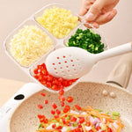 Vassoio portaspezie multiuso suddiviso in quattro scomparti per condimenti da cucina
