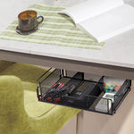 Sotto il cassetto della scrivania, vassoio nascosto per riporre gli oggetti, per ufficio, casa, Hidden Tray