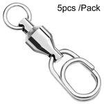 5 pz/pacco PROBEROS DAC006 Esche Richiamo 8-Tipo Anelli Connettore Cuscinetto ad alta velocità Girevole Ovale Pin Accessori Per Attrezzi Da Pesca, 22mm, 23mm, 25mm, 30mm, 35mm