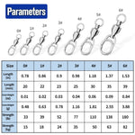 5 pz/pacco PROBEROS DAC006 Esche Richiamo 8-Tipo Anelli Connettore Cuscinetto ad alta velocità Girevole Ovale Pin Accessori Per Attrezzi Da Pesca, 22mm, 23mm, 25mm, 30mm, 35mm