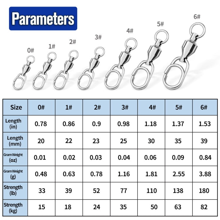 5 pz/pacco PROBEROS DAC006 Esche Richiamo 8-Tipo Anelli Connettore Cuscinetto ad alta velocità Girevole Ovale Pin Accessori Per Attrezzi Da Pesca, 22mm, 23mm, 25mm, 30mm, 35mm