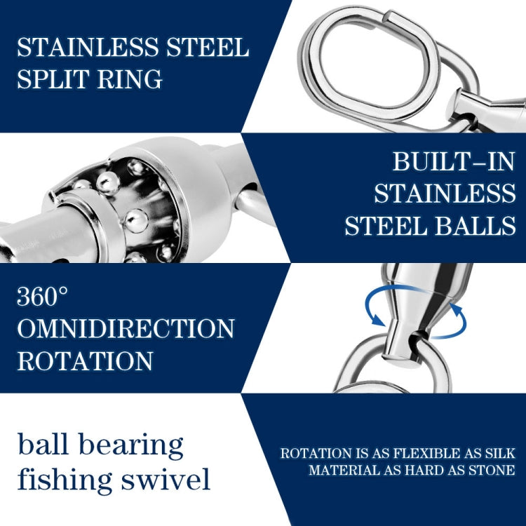 5 pz/pacco PROBEROS DAC006 Esche Richiamo 8-Tipo Anelli Connettore Cuscinetto ad alta velocità Girevole Ovale Pin Accessori Per Attrezzi Da Pesca, 22mm, 23mm, 25mm, 30mm, 35mm