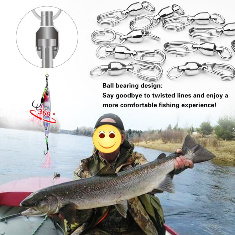 5 pz/pacco PROBEROS DAC006 Esche Richiamo 8-Tipo Anelli Connettore Cuscinetto ad alta velocità Girevole Ovale Pin Accessori Per Attrezzi Da Pesca, 22mm, 23mm, 25mm, 30mm, 35mm