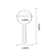 Lente d'ingrandimento per bambini HD portatile integrata trasparente in plastica da 10 pezzi 3X, 40mm, 28mm