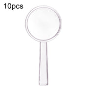 Lente d'ingrandimento per bambini HD portatile integrata trasparente in plastica da 10 pezzi 3X, 40mm, 28mm