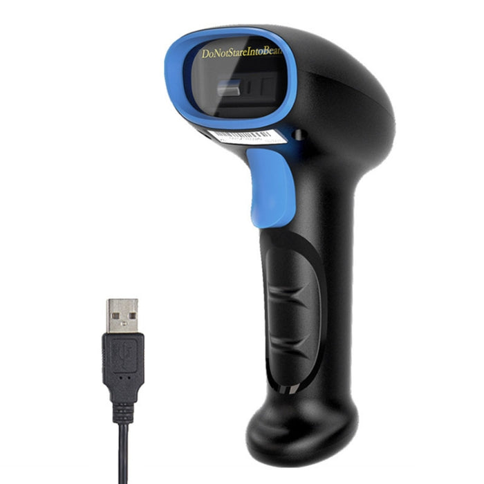 Dispositivo di scansione di codici a barre portatile per magazzino con scanner espresso per cassiere del supermercato, Wired Red Light, Wireless Red Light, Wired 2-Dimensional, Wireless 2-Dimensional