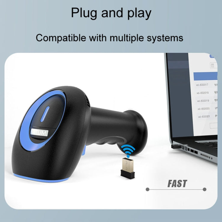 Scanner portatile codici a barre wireless e USB