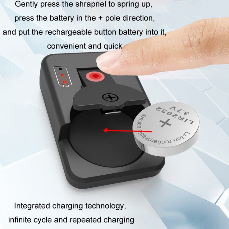 Caricabatterie universale per batterie a bottone LIR2032/2450