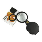 Lente d'ingrandimento tascabile 10X con custodia in pelle PU