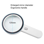 Lente d'ingrandimento 30X con luce LED viola 125mm