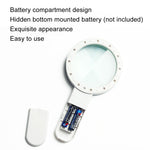 Lente d'ingrandimento 30X con luce LED viola 125mm