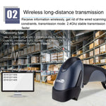NETUM Scanner portatile a luce rossa wired e wireless