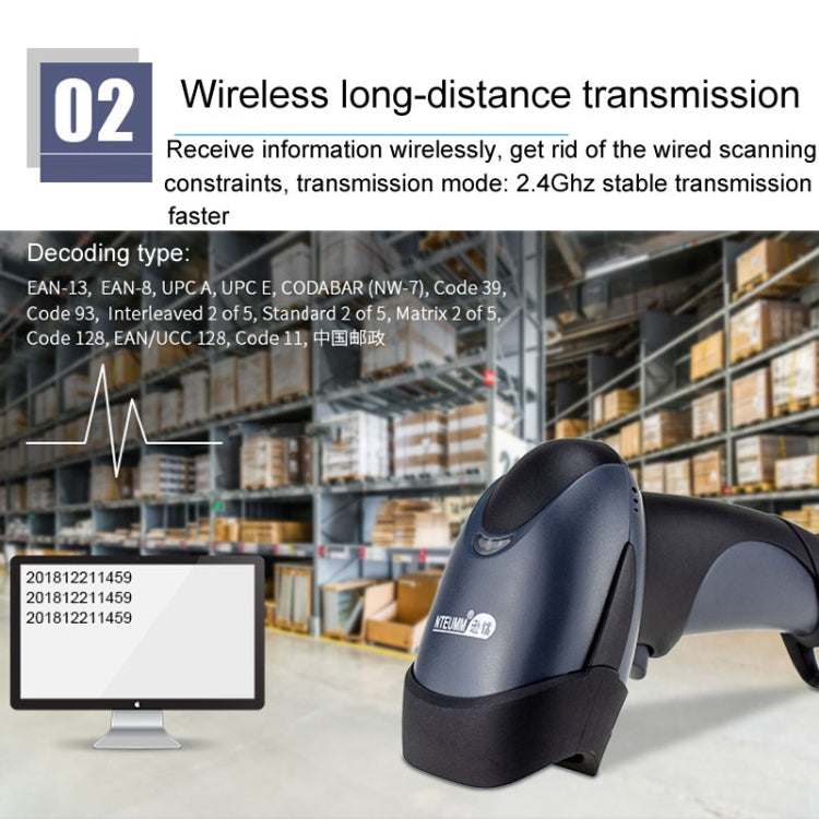 NETUM Scanner portatile a luce rossa wired e wireless