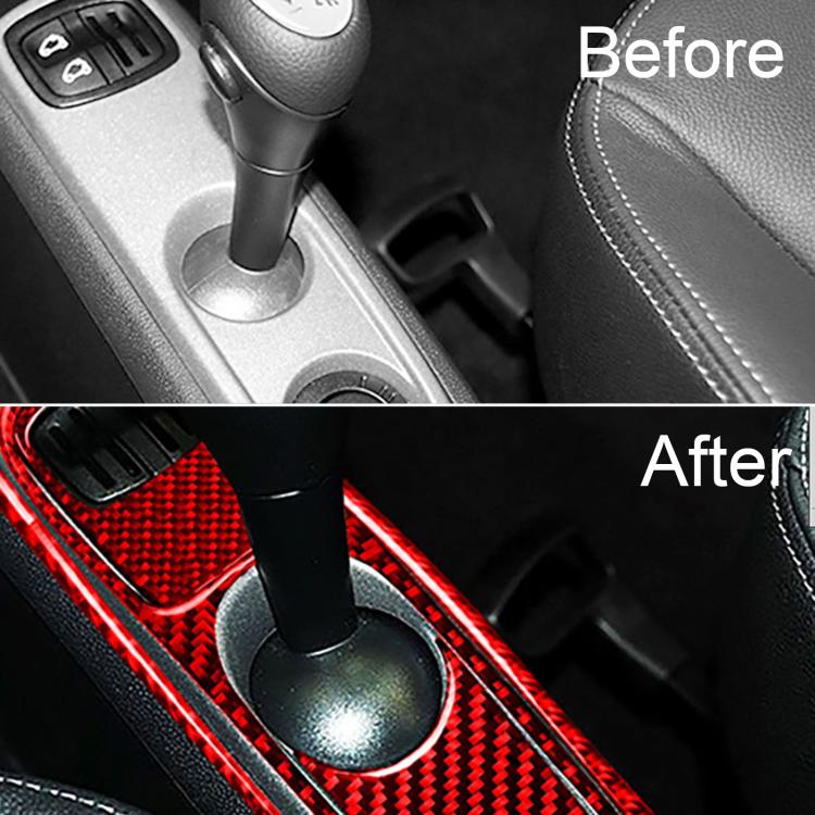 Set di 4 adesivi per leva del cambio e bracciolo per Mercedes-Benz Smart Fortwo 2011-2015, tipo C.