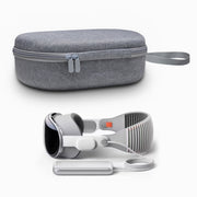 JYS-APP001 Borsa portatile antigraffio per occhiali VR per custodia per cuffie Apple Vision Pro, Gray Linen, Gray Felt