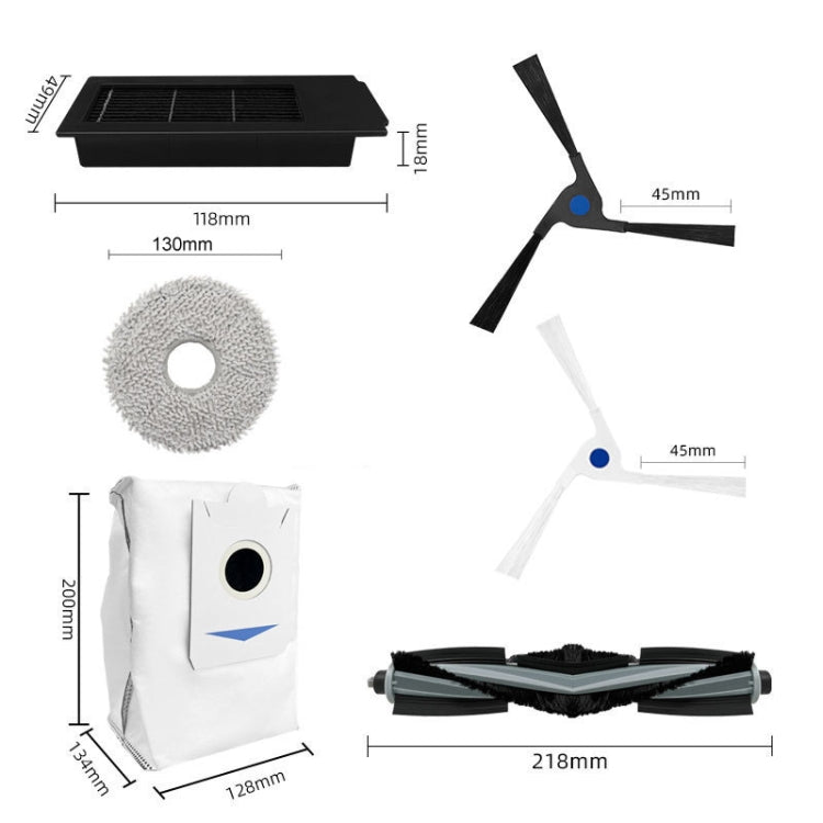 Accessori ricambio aspirapolvere Ecovacs X2 e X2 Pro