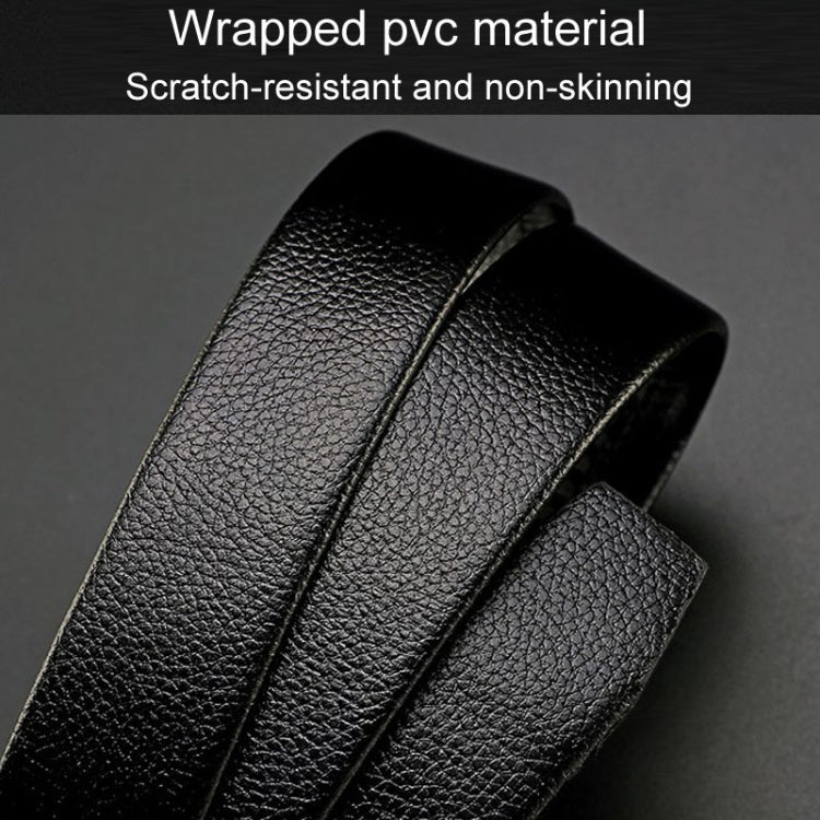 Cintura da uomo con fibbia automatica con bordo avvolto resistente ai graffi Dandali. Cintura casual da uomo, 120cm