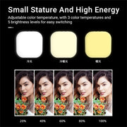 Mini luce di riempimento magnetica ricaricabile per selfie