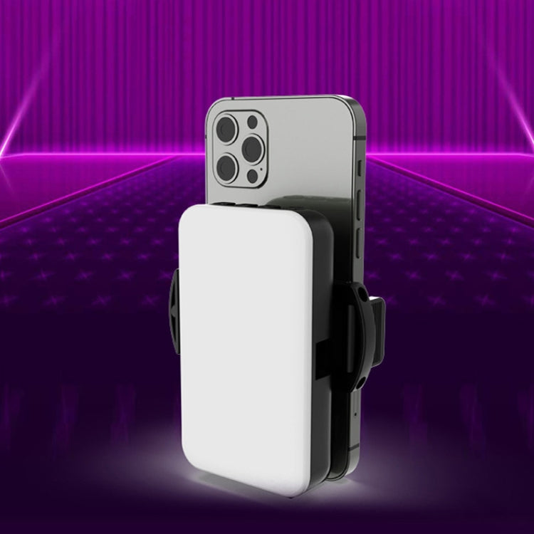 Lampada fotografica RGB a luce di riempimento con clip per telefono pieghevole nascosta e interfaccia Cold Shoe, F-615