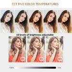 Lampada fotografica RGB luce di riempimento con clip telefono