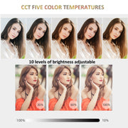 Lampada fotografica RGB luce di riempimento con clip telefono