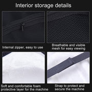 Per custodia rigida portatile in EVA per copricapo VR per Apple Vision Pro, EVA+Cloth Pattern