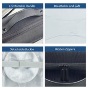 Per Apple VR Vision Pro Borsa portaoggetti in tessuto Oxford Borsa portatile antigraffio per occhiali VR, Oxford Cloth