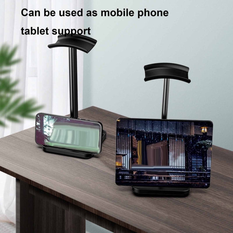 Supporto per tablet da tavolo per telefono cellulare, supporto per cuffie, Black, White, Pink
