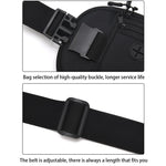 Borsa per organizer per documenti da viaggio con spazzola antifurto, invisibile, impermeabile, per cellulare, per passaporto