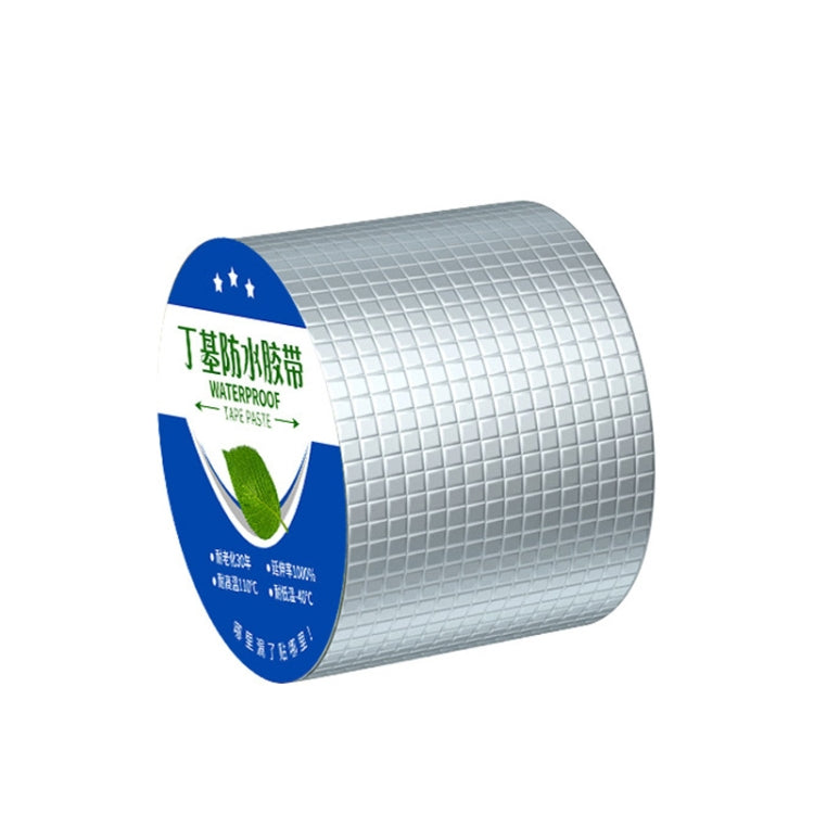 Nastro autoadesivo in foglio di alluminio autoadesivo con nastro impermeabile butilico da 1,2 mm di spessore, 5cm x 5m, 10cm x 5m, 15cm x 5m, 20cm x 5m, 5cm x 10m, 10cm x 10m