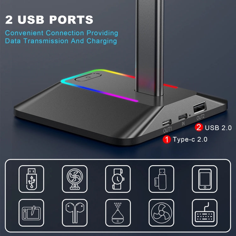 Supporto per cuffie HUB doppia uscita New Bee Z8 Z9