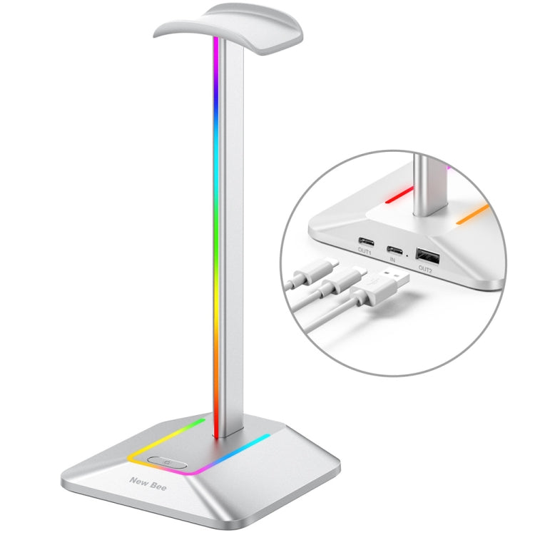 Supporto per cuffie HUB doppia uscita New Bee Z8 Z9