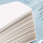 100 pagine/libro con colla addensata per rilegatura di bozze di libri per studenti, carta bianca multiuso per schizzi