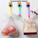 Sigillante multiuso per la freschezza degli alimenti da cucina con clip per nastro sigillante da 5 pezzi