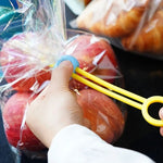 Sigillante multiuso per la freschezza degli alimenti da cucina con clip per nastro sigillante da 5 pezzi