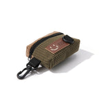 Borsa da ciclismo per esterni in velluto a coste Borsa da appendere per auricolari Borsa sportiva per riporre portatile Gancio per borsa universale
