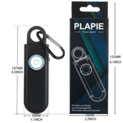 Allarme anti-pervertito personale da donna Allarme lampeggiante a LED per esterni, Black