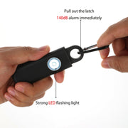 Allarme anti-pervertito personale da donna Allarme lampeggiante a LED per esterni, Black