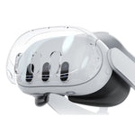Custodia protettiva Meta Quest 3 7 in 1 glitter trasparente