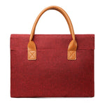 Borsa per laptop portatile leggera in tessuto Oxford con manico in PU, 13.3 Inch, 14 Inch, 15.6 Inch