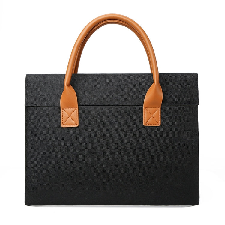 Borsa per laptop portatile leggera in tessuto Oxford con manico in PU, 13.3 Inch, 14 Inch, 15.6 Inch