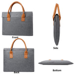 Borsa per laptop portatile leggera in tessuto Oxford con manico in PU, 13.3 Inch, 14 Inch, 15.6 Inch