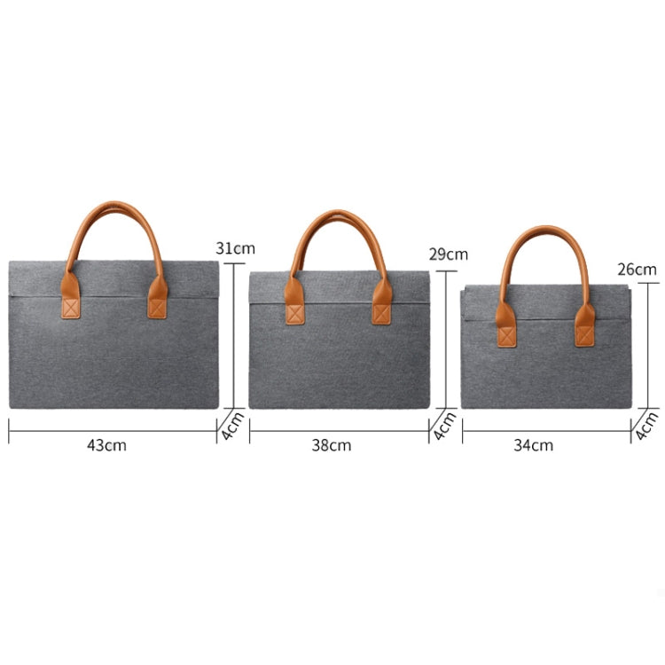 Borsa per laptop portatile leggera in tessuto Oxford con manico in PU, 13.3 Inch, 14 Inch, 15.6 Inch