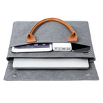 Borsa per laptop portatile leggera in tessuto Oxford con manico in PU, 13.3 Inch, 14 Inch, 15.6 Inch
