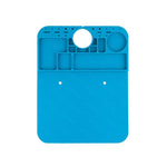 Tappetino da lavoro isolante in silicone per microscopio per riparazione di telefoni cellulari, 20x26cm