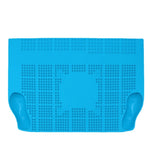 Tappetino da lavoro per riparazione tappetino per saldatura magnetico in silicone convesso 3D, 44.9x29.8x2.86cm